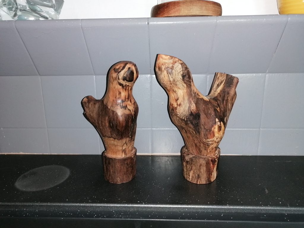 Wooden Bird Carvings